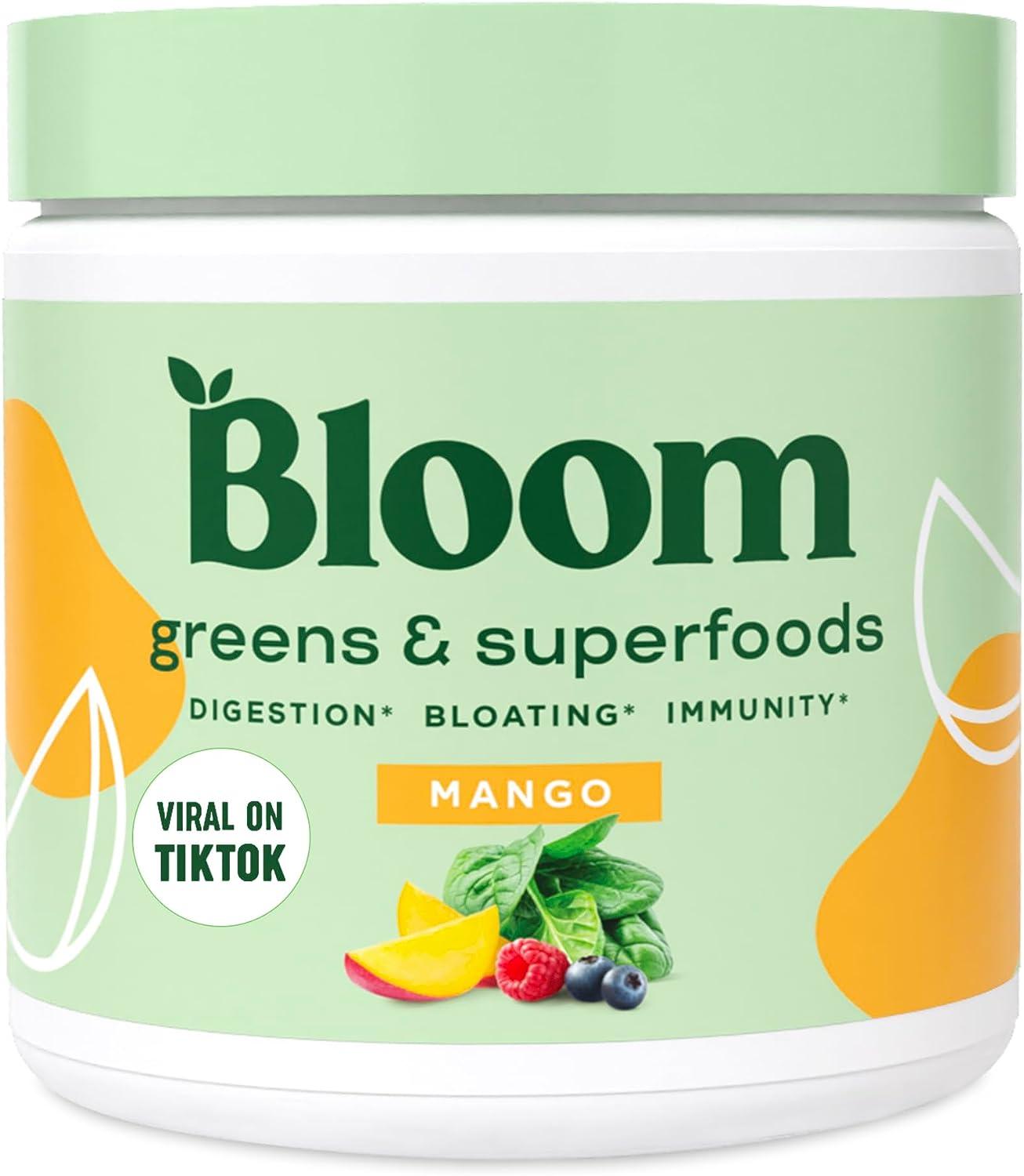Bloom Nutrition Greens & Superfoods Poudre | Digestion, Ballonnements & Immunité - mondialpharma.com