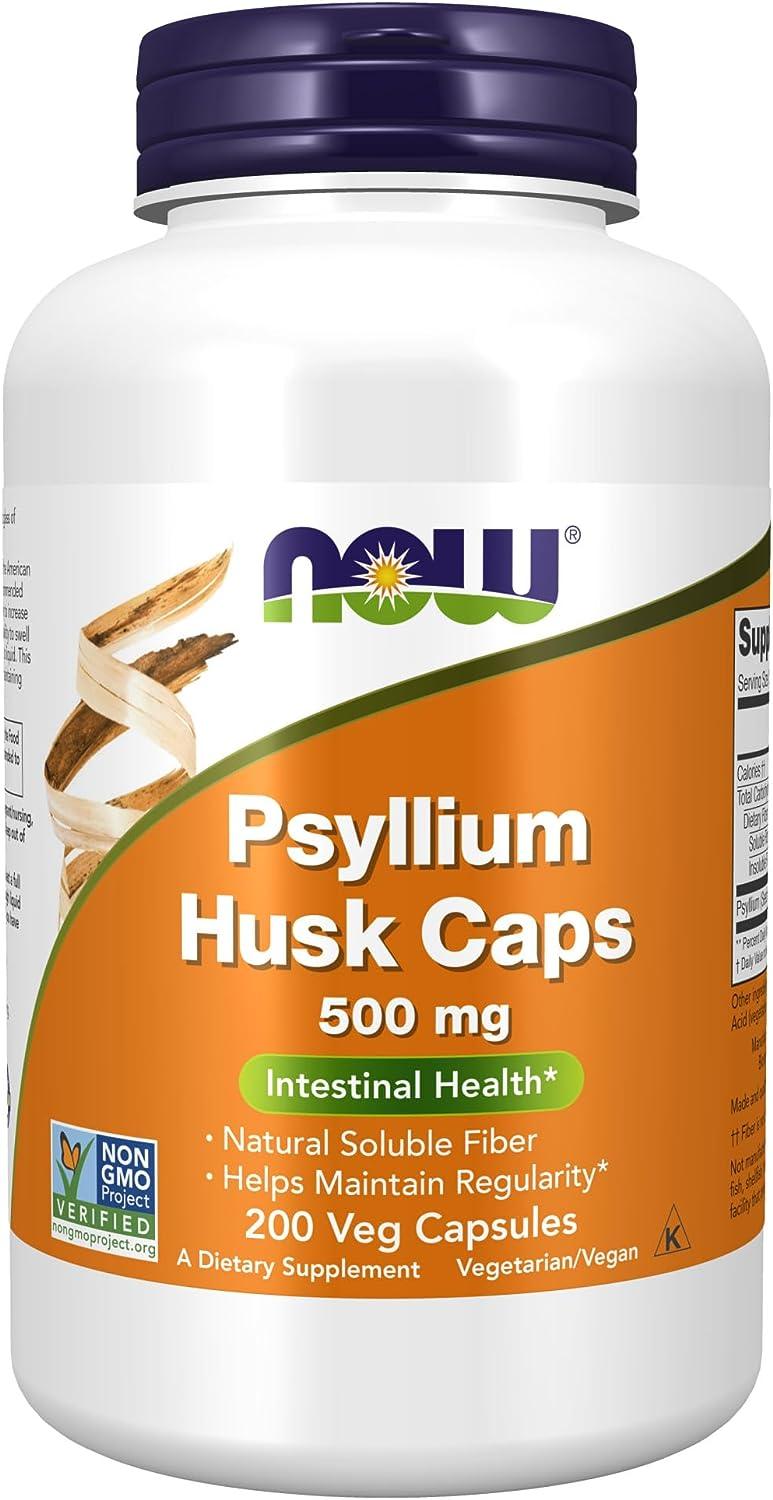 NOW Psyllium Husks Fibre 500mg - mondialpharma.com