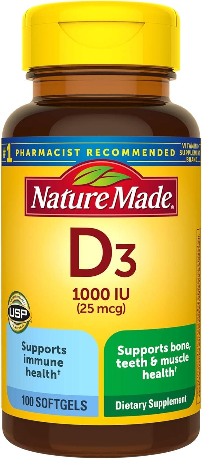 Nature Made Vitamine D3 1000 IU - mondialpharma.com