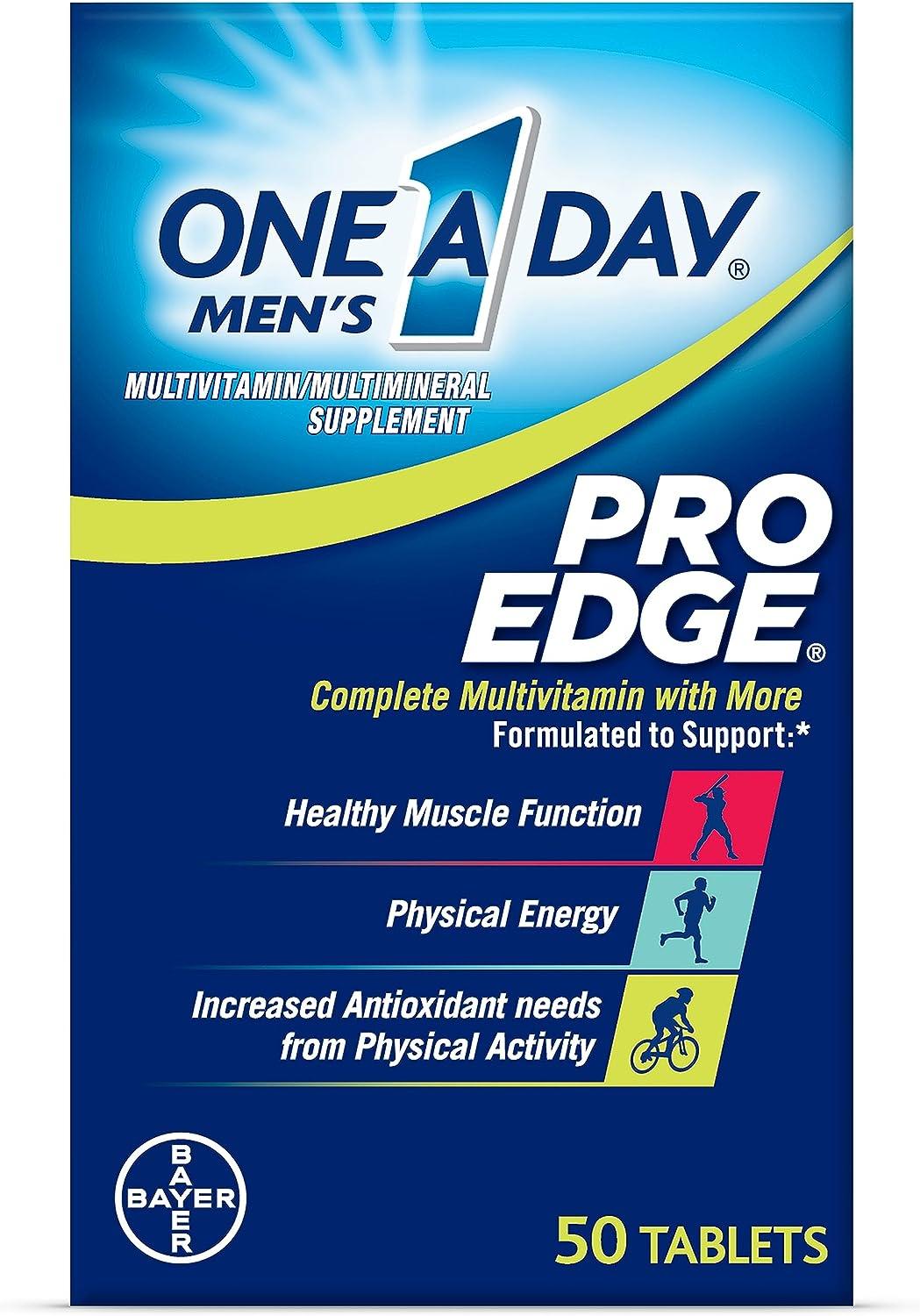 One a Day Men's Pro Edge Multivitamines pour Hommes - mondialpharma.com