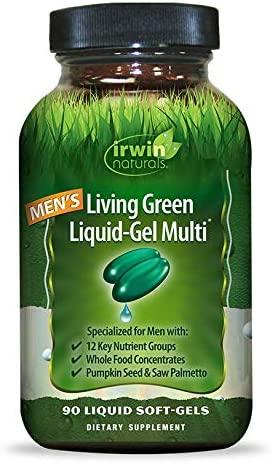 Irwin Naturals Living Green Multivitamines pour Hommes - mondialpharma.com