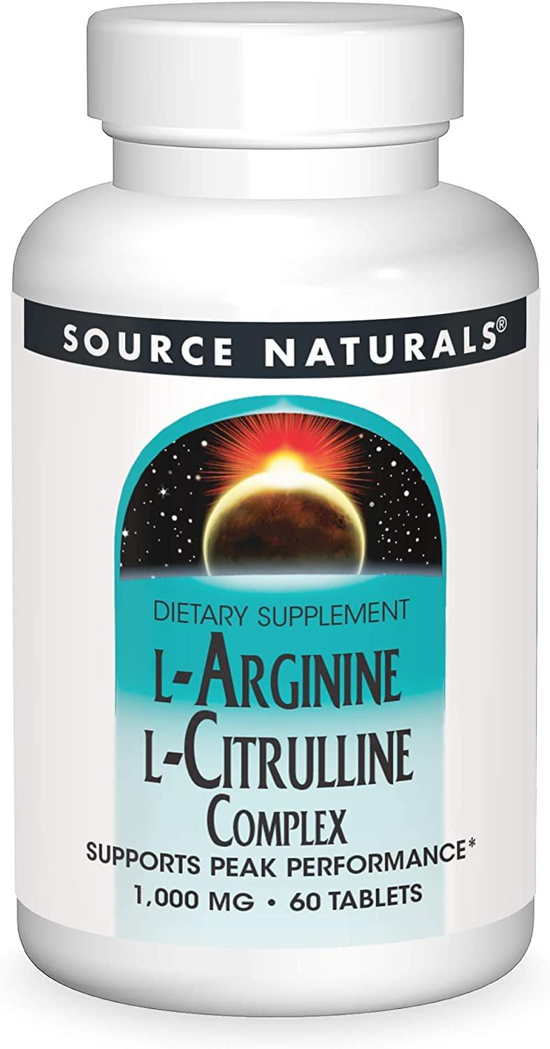 Source Naturals L-Arginine + L-Citrulline 1000mg - mondialpharma.com