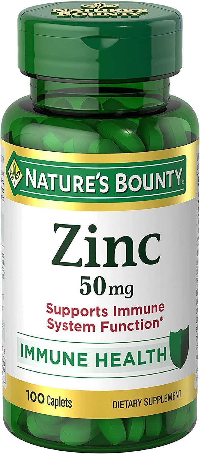 Nature's Bounty Zinc 50mg - mondialpharma.com