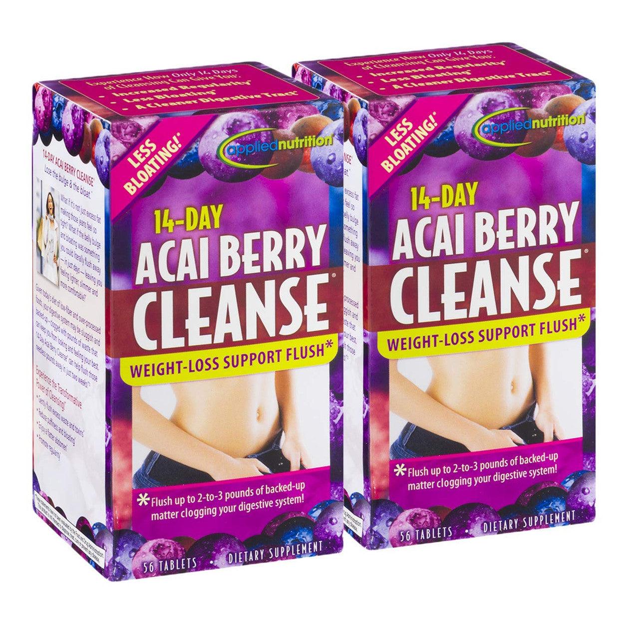 Acai Berry Cleanse (14 Jours) | Aide à la Perte de Poids - Lot de 2 - mondialpharma.com