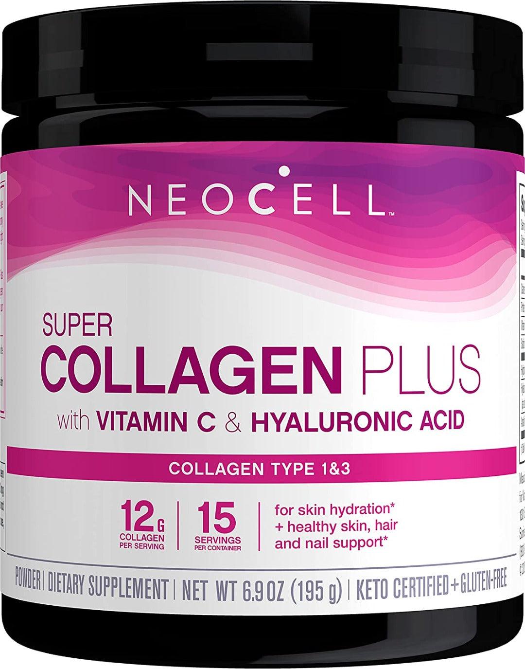 Neocell Collagen Poudre avec Vitamine C et Acide Hyaluronique - mondialpharma.com