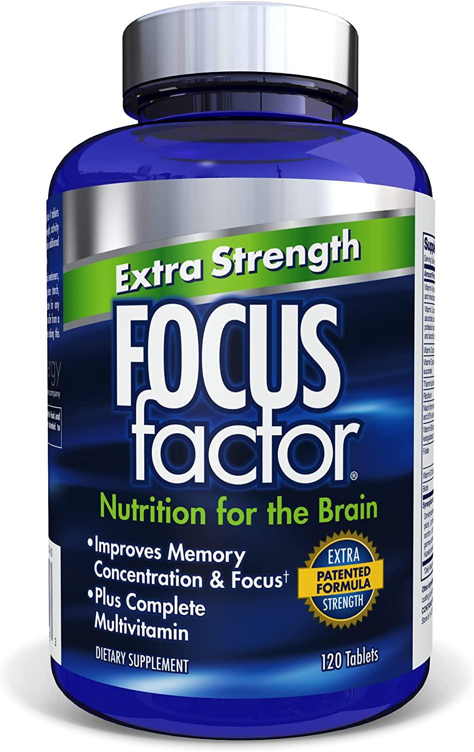 Focus Factor Supplément pour le Cerveau et la Vision - mondialpharma.com