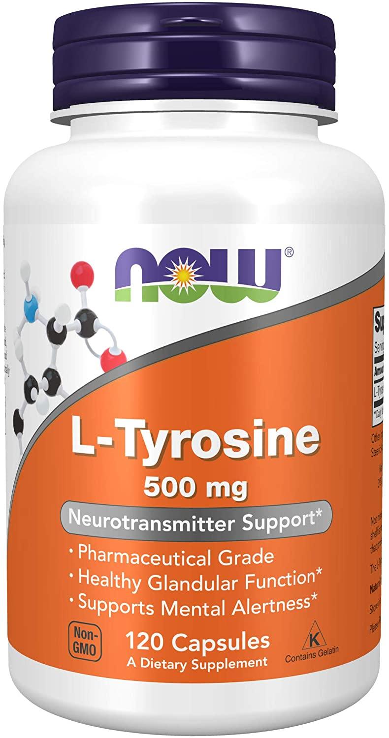 NOW L-Tyrosine 500mg - mondialpharma.com