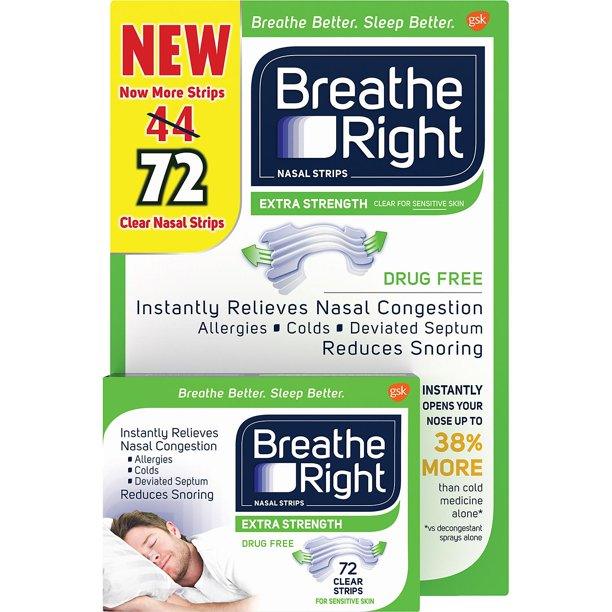 Breathe Right Bandelettes Nasales Extra Fortes - mondialpharma.com