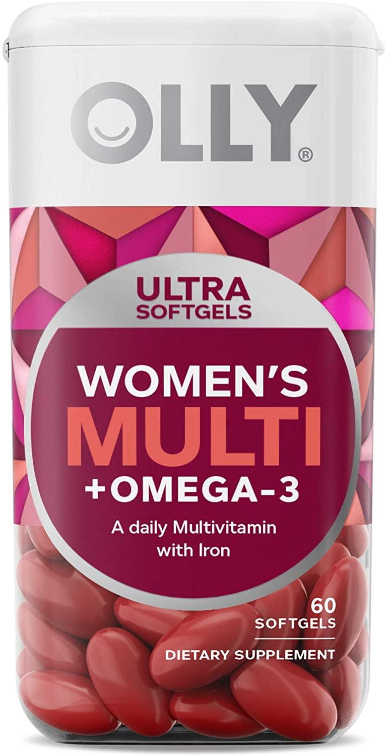 OLLY Ultra Multivitamines pour Femmes (60 gélules) - mondialpharma.com