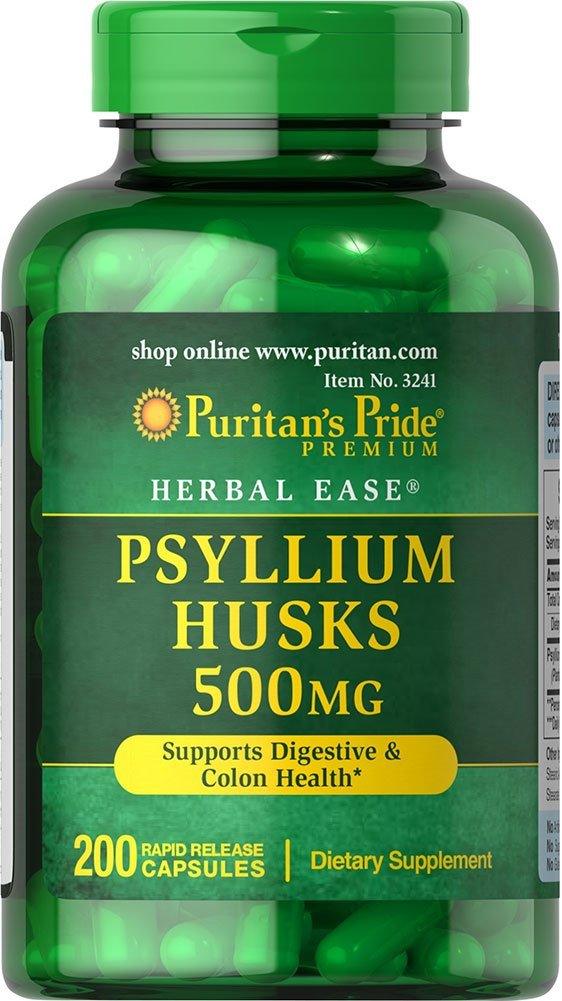 Puritan's Pride Psyllium Husks 500mg - mondialpharma.com