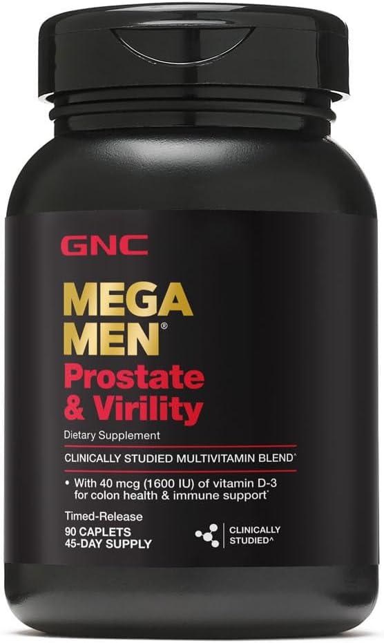 GNC Mega Men Multivitamines Prostate & Virilité - mondialpharma.com