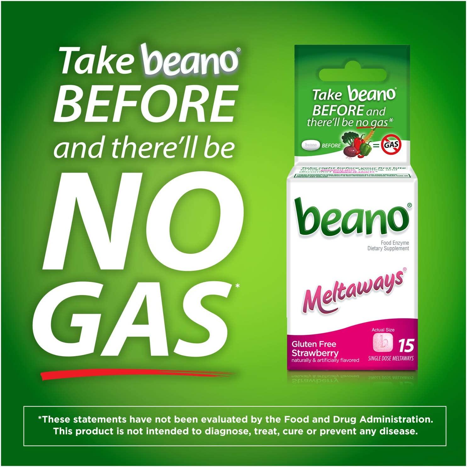 Beano Meltaways | Prévention des Gaz et Supplément d'Enzymes Digestives - mondialpharma.com