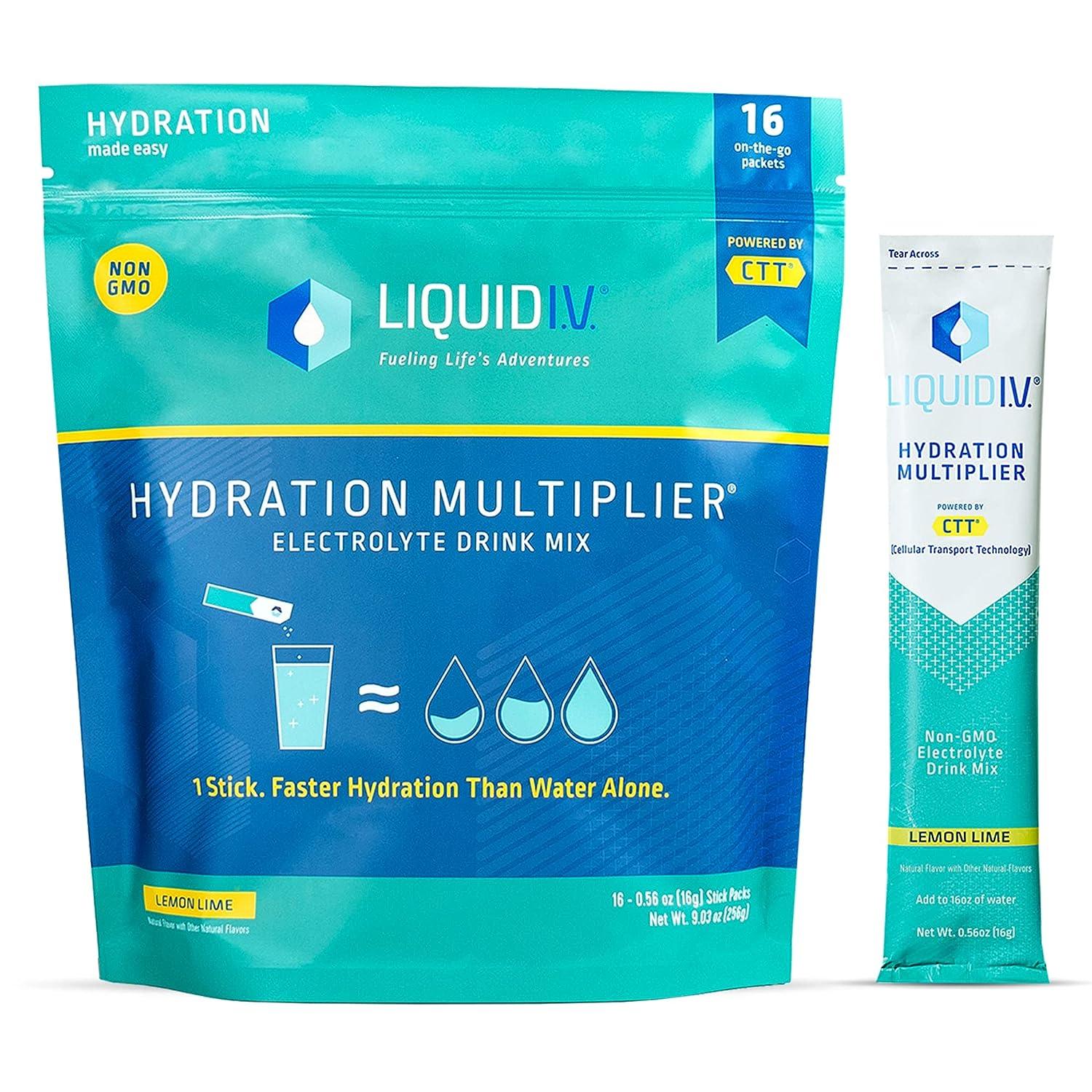 Liquid I.V. Multiplicateur d'Hydratation | Mélange pour Boisson Électrolytes - mondialpharma.com