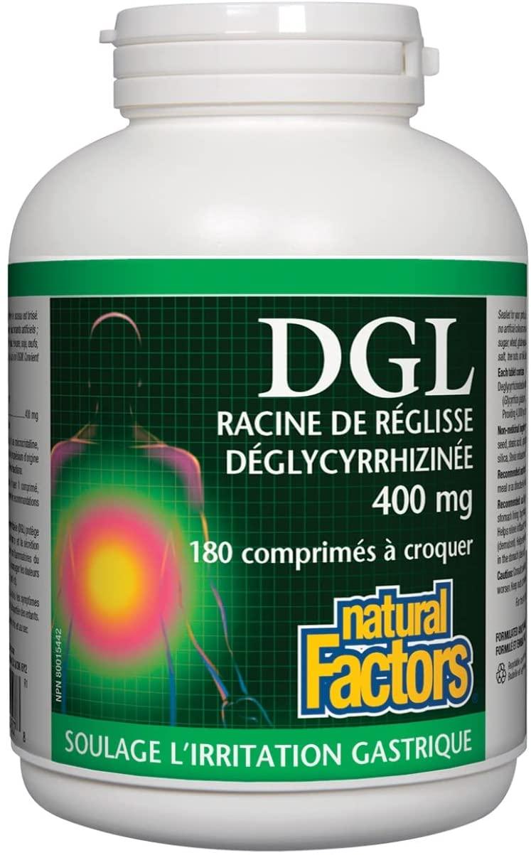 Natural Factors Extrait de Racine de Réglisse 400mg - mondialpharma.com