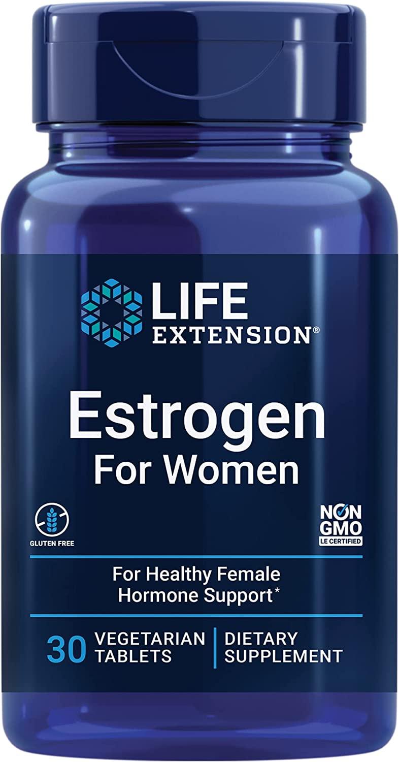 Life Extension Estrogen pour Femmes | Soutien Hormonal Féminin Sain - mondialpharma.com
