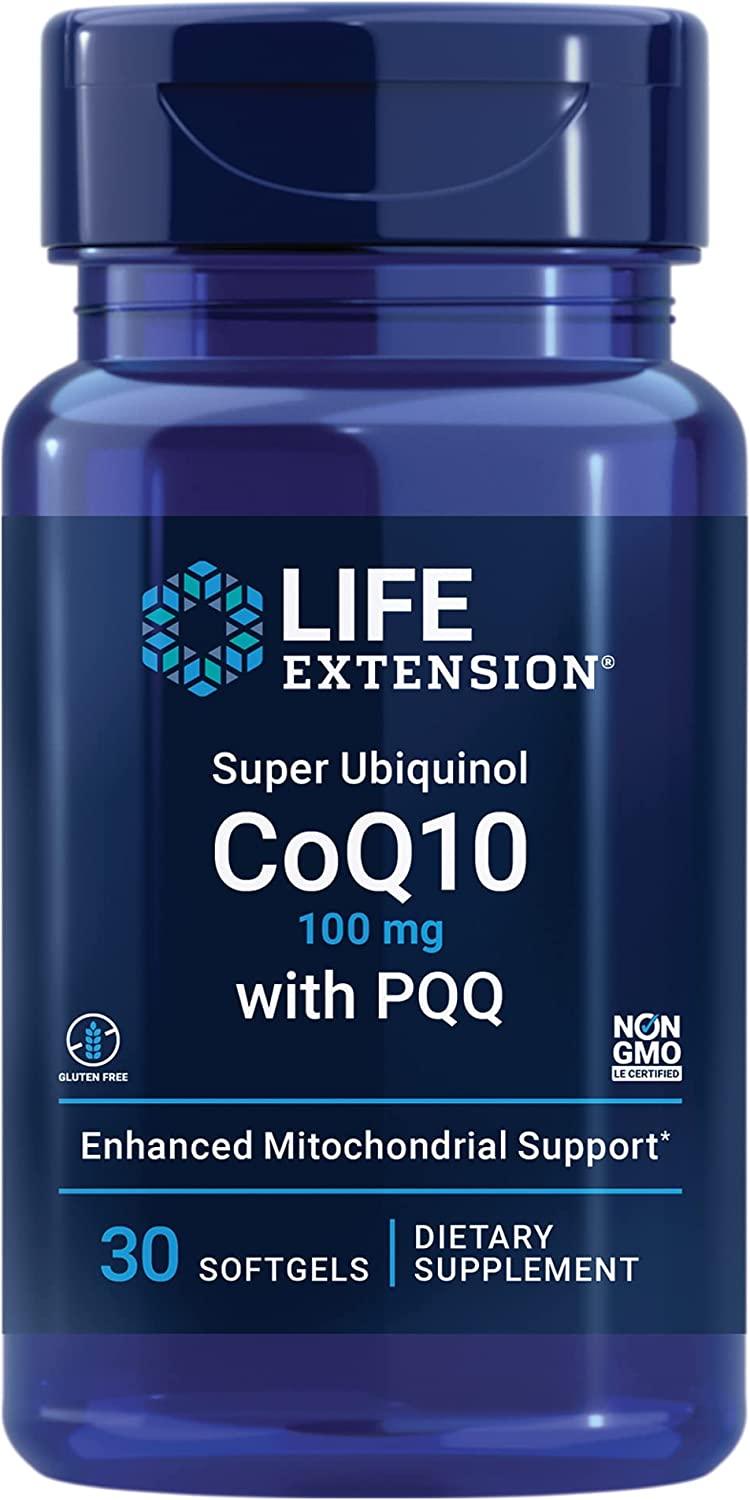 Life Extension Super Ubiquinol CoQ10 avec PQQ & Shilajit - mondialpharma.com