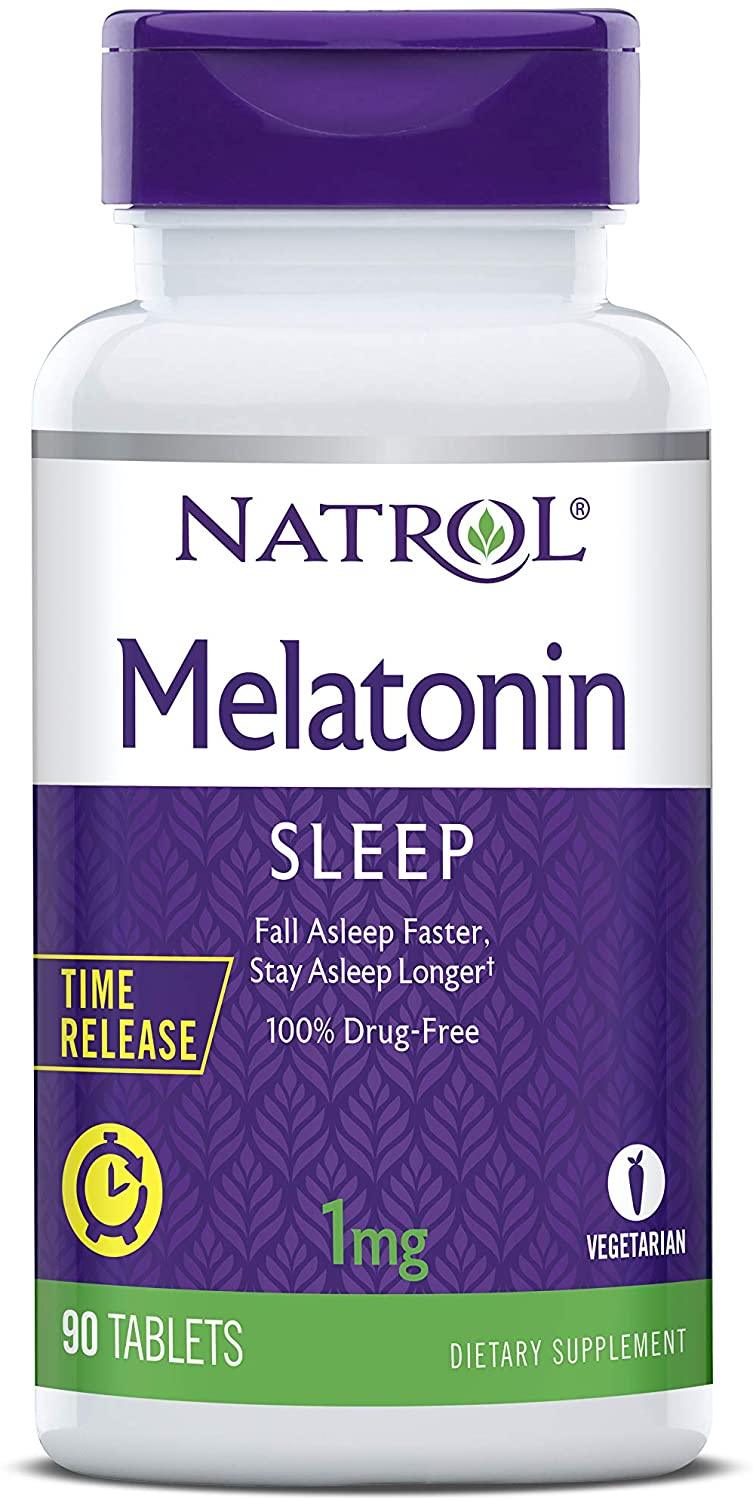 Natrol Melatonine 1mg Action Prolongée | Aide au Sommeil #1 aux USA - mondialpharma.com