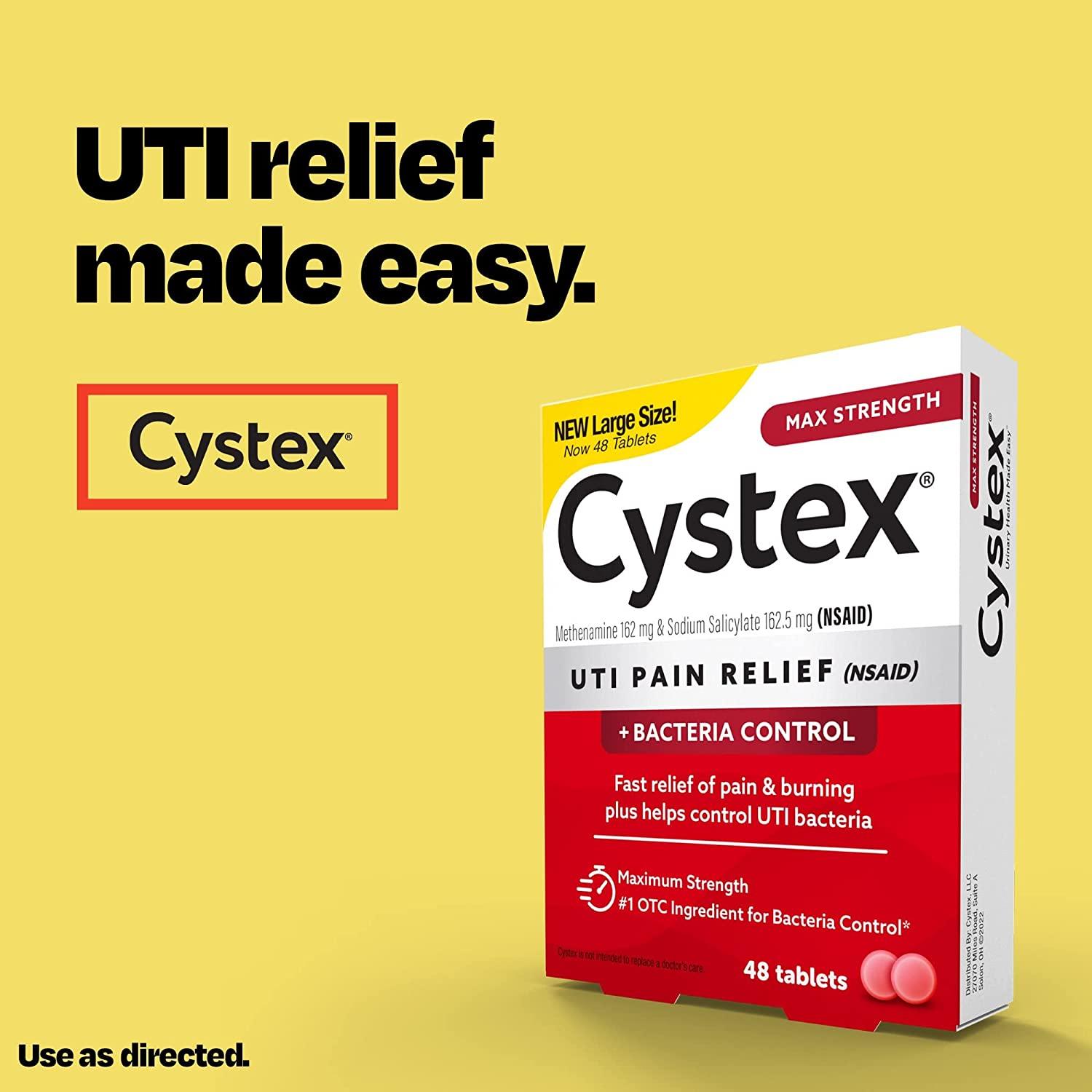 Cystex Soulagement de la Douleur d'Infection Urinaire UTI - mondialpharma.com