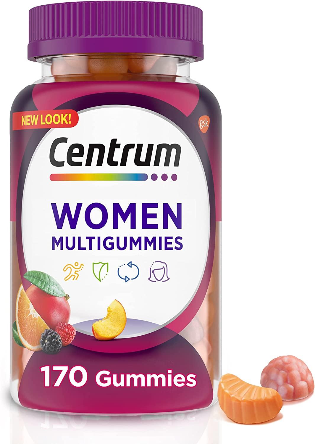 Centrum Multivitamines Gummies pour Femmes (170 Gummies) - mondialpharma.com