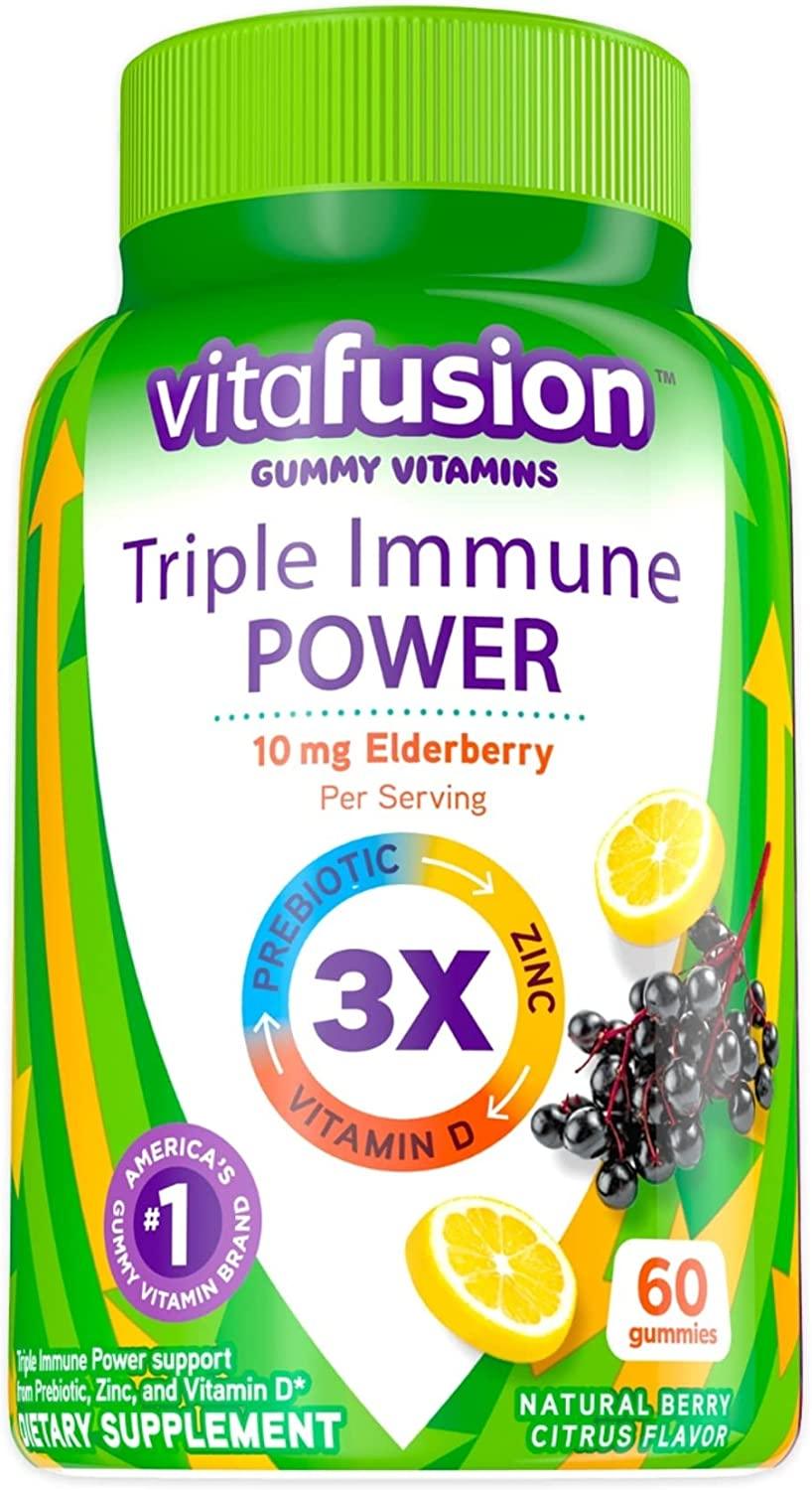 Vitafusion Triple Immunité Gummies - mondialpharma.com