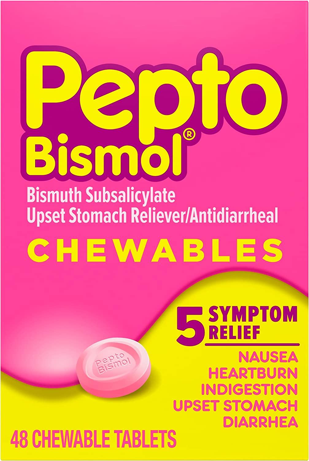 Pepto Bismol Chewables | Soulagement des Maux d'Estomac - mondialpharma.com