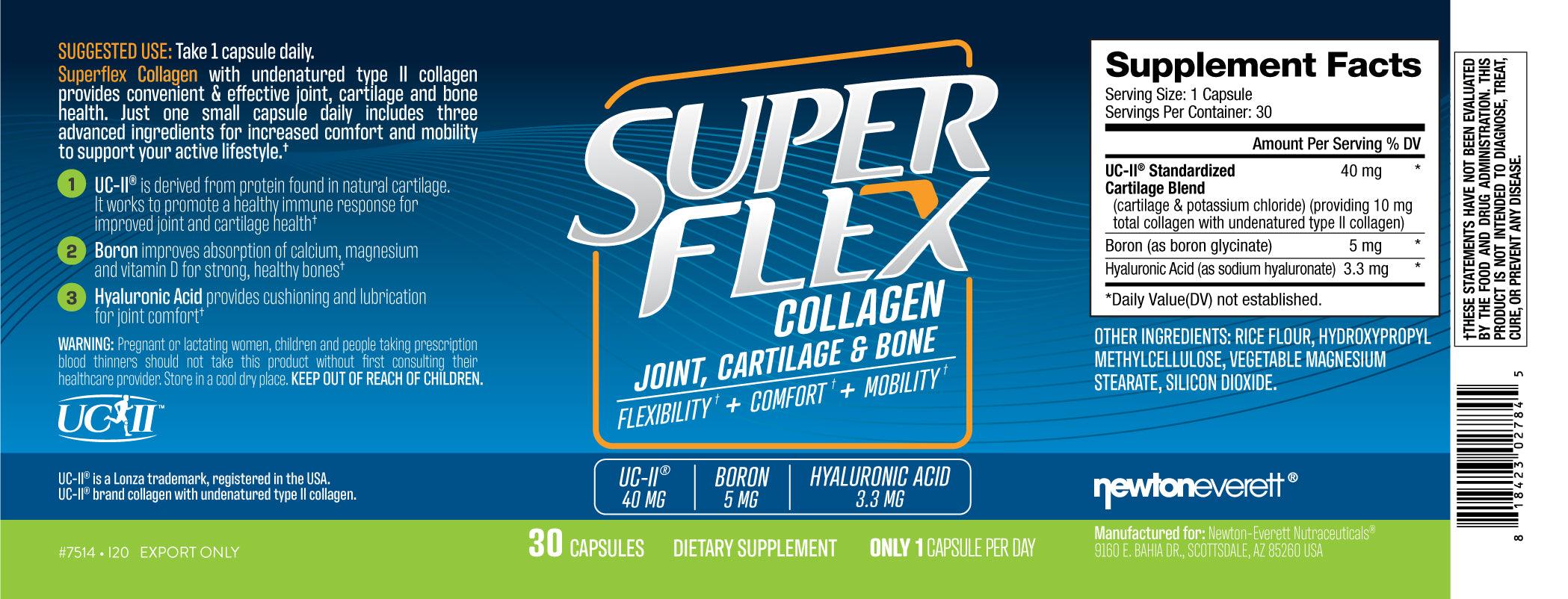 SUPERFLEX Collagène | Articulation, Cartilage & Os - mondialpharma.com
