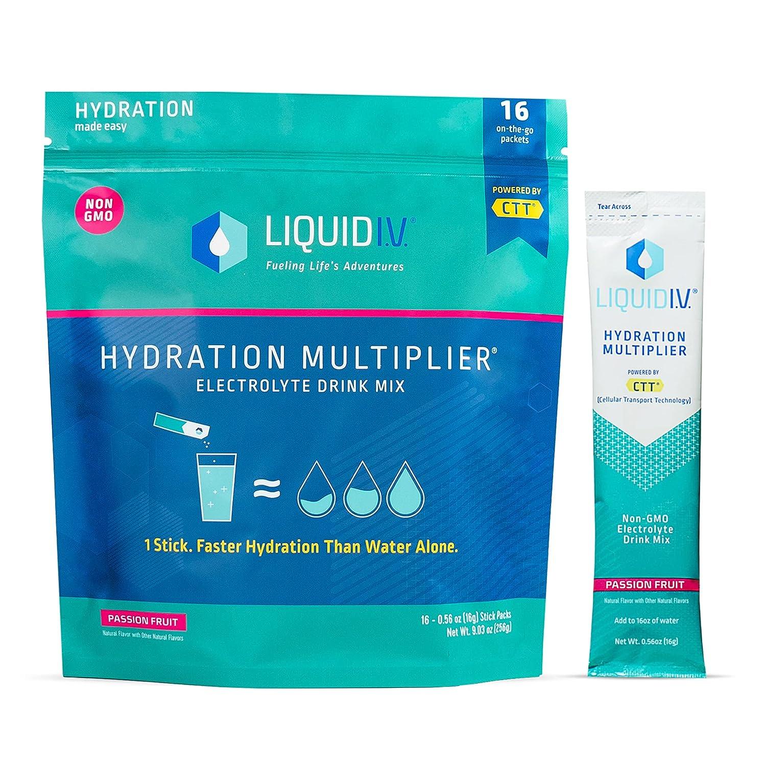 Liquid I.V. Multiplicateur d'Hydratation | Mélange pour Boisson Électrolytes