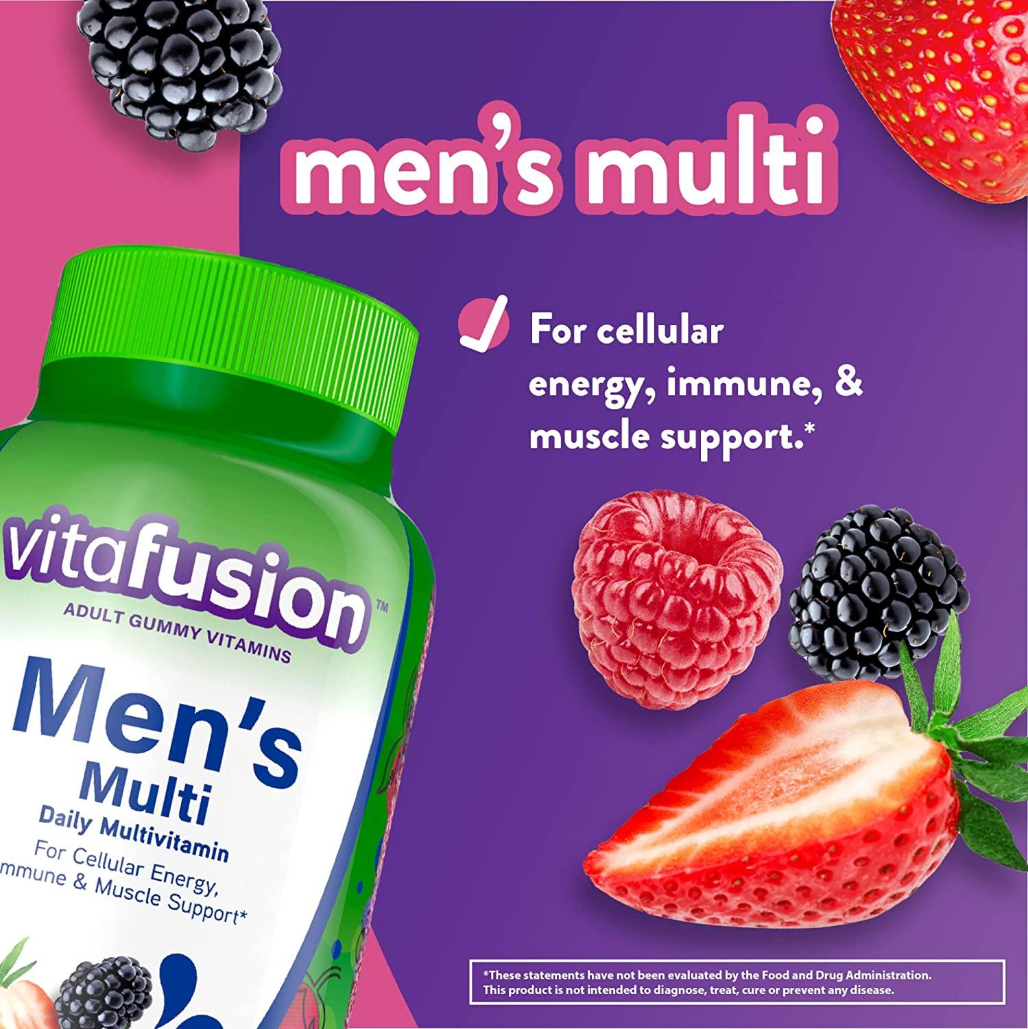 Vitafusion Multivitamines Gummies pour Hommes - mondialpharma.com