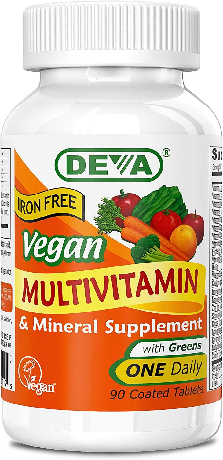 Deva Multivitamines & Supplément Minéral (Sans Fer) - mondialpharma.com