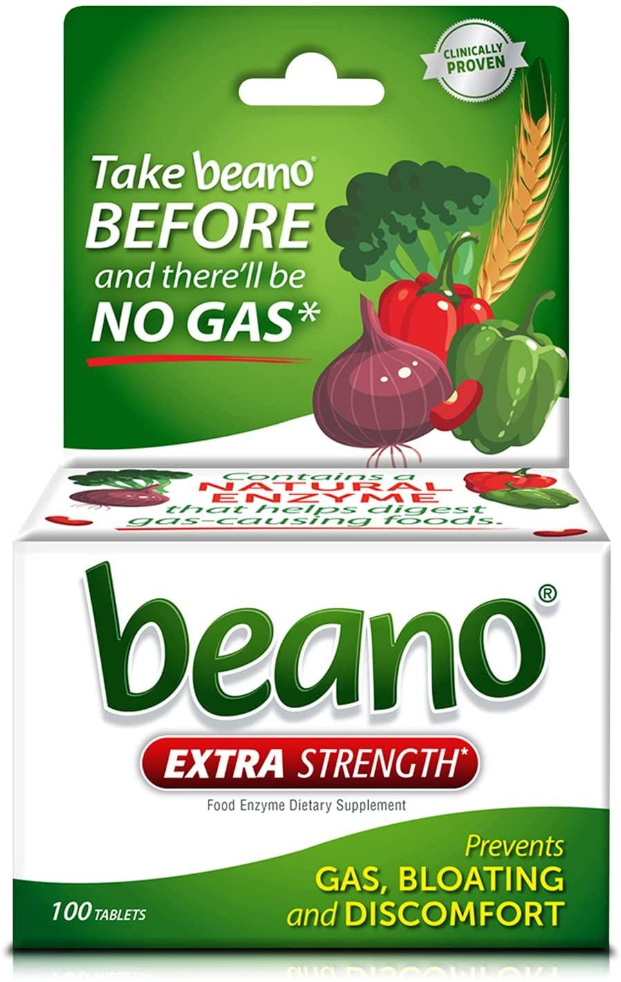 Beano | Prévention des Gaz et Supplément d'Enzymes Digestives - mondialpharma.com