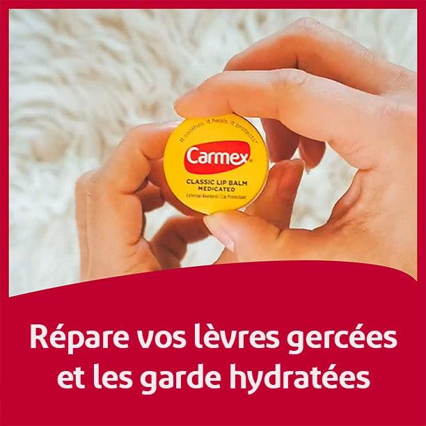 Carmex Baume à Lèvres Classique Pot 7.5g - Lot de 3 - mondialpharma.com