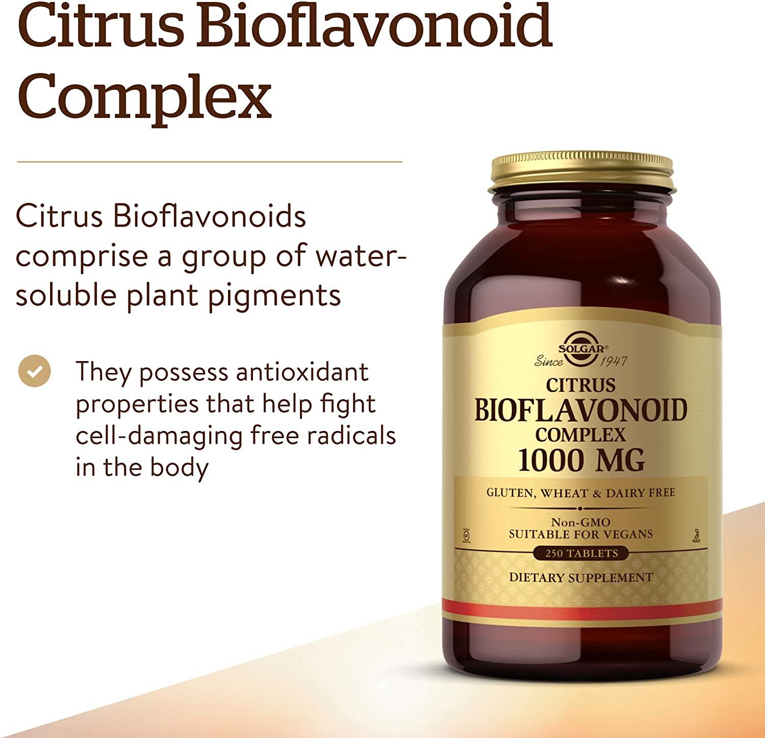 Solgar Citrus Bioflavonoid Complex 1000 mg - mondialpharma.com