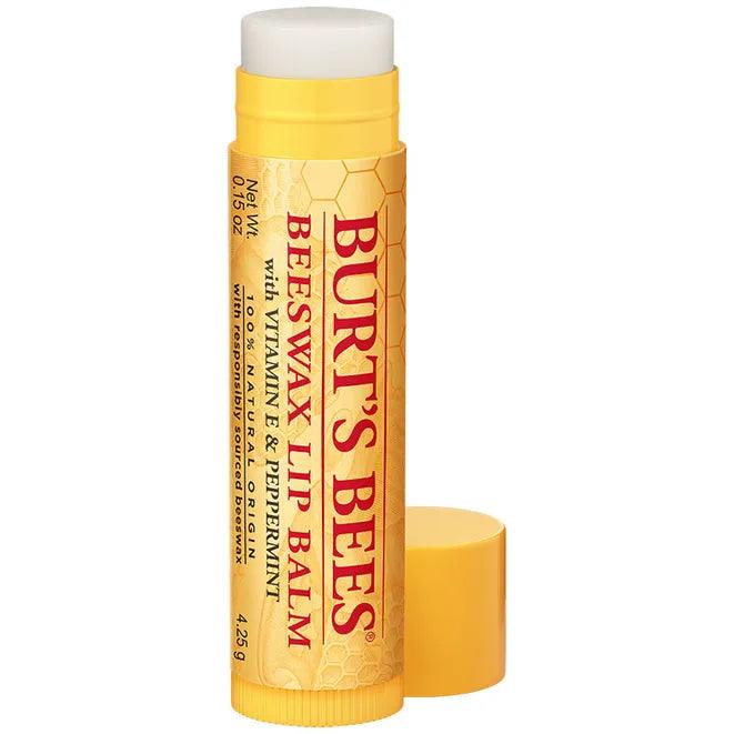 Burt's Bees Originale Baume à Lèvres à la Cire d'Abeille | Pack de 4 - mondialpharma.com