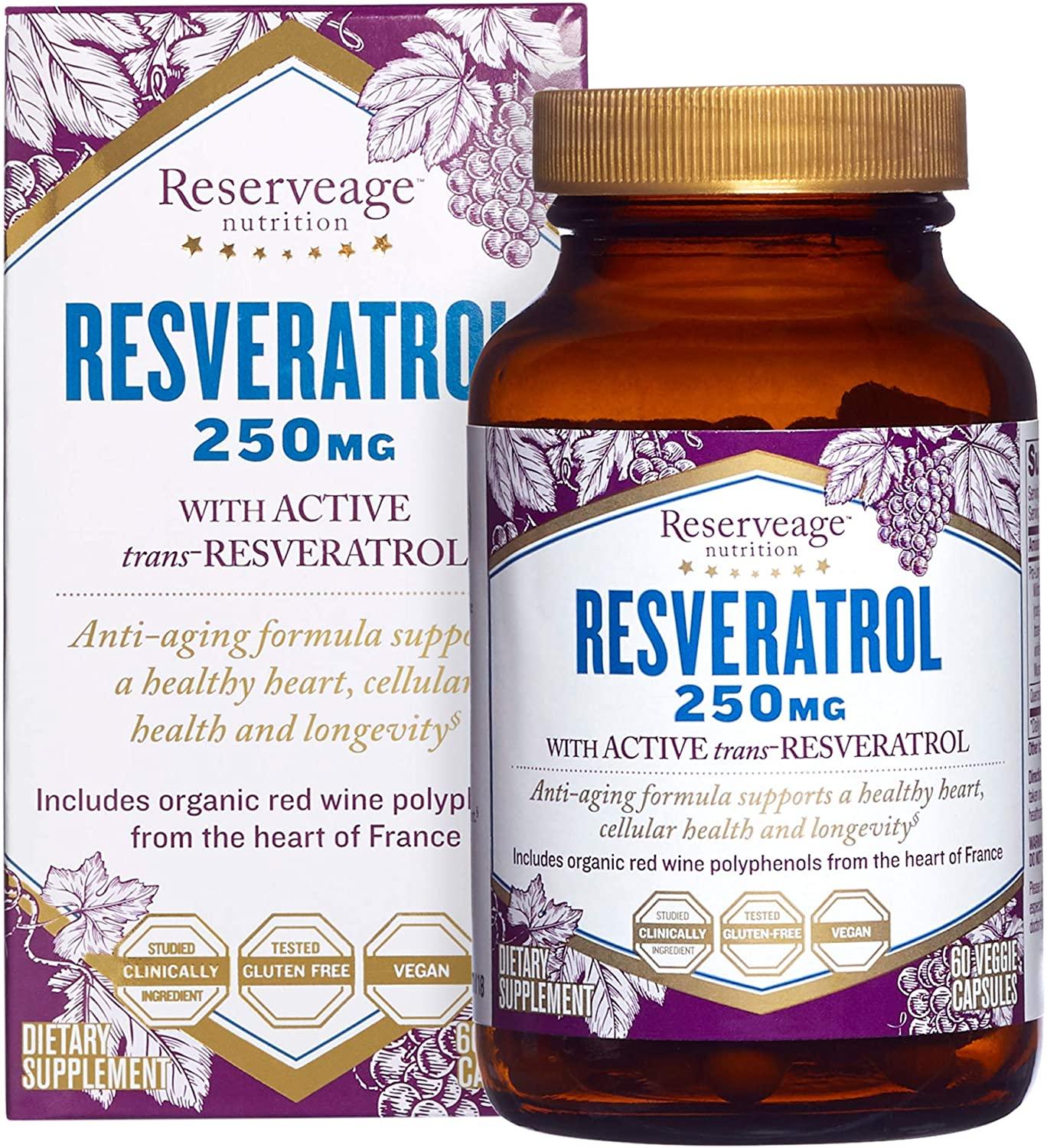 Reserveage Resveratrol 250mg - mondialpharma.com