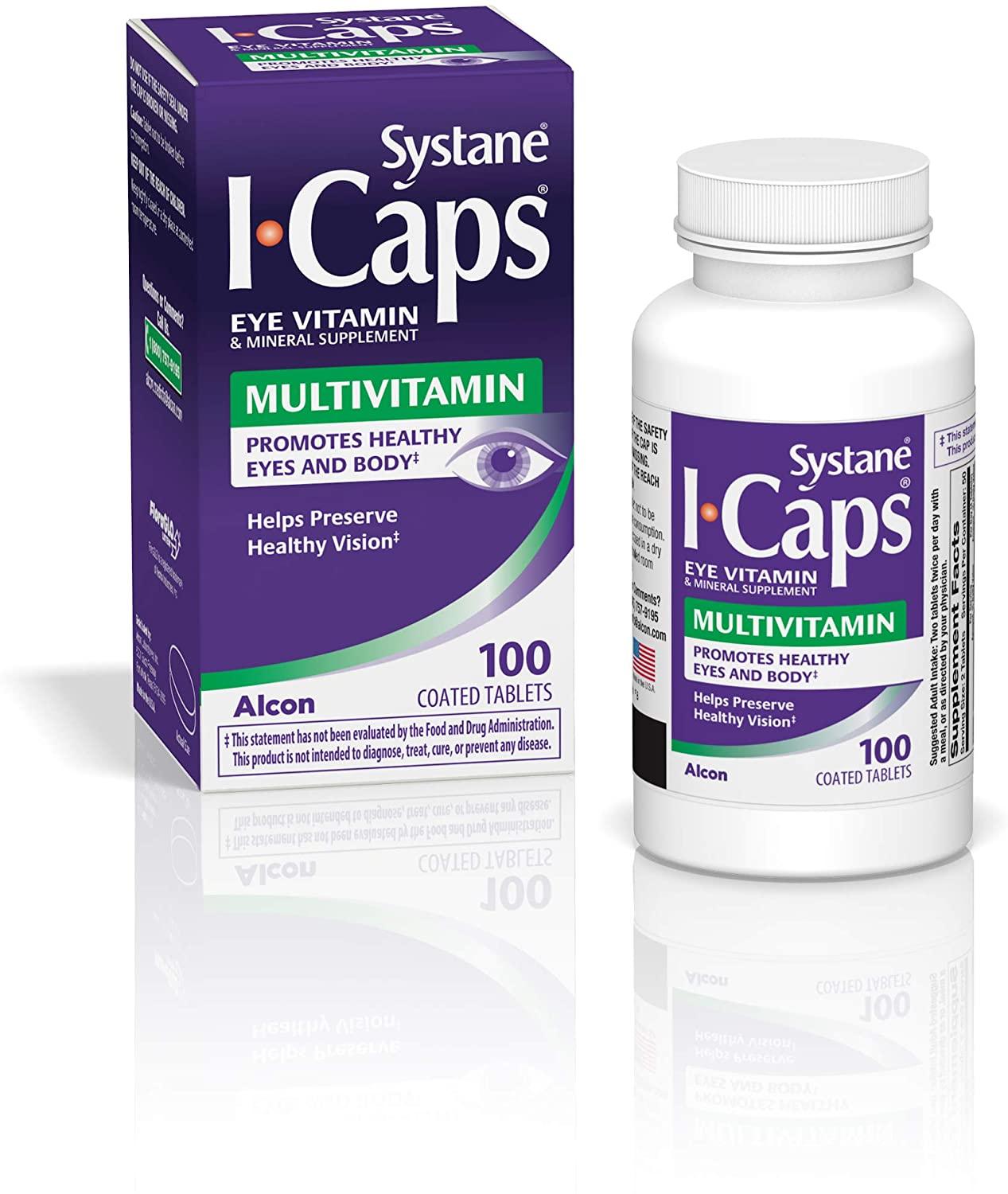ICaps Supplément Vitaminique et Minéral pour les Yeux - mondialpharma.com