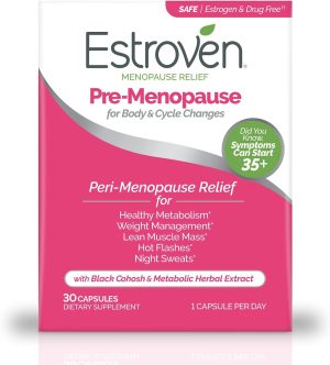 Estroven Soulagement de la Pré-Ménopause - mondialpharma.com